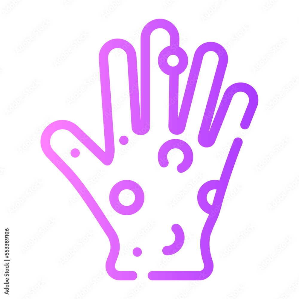 Fototapeta premium rash gradient icon