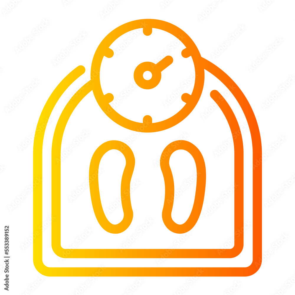 weight loss gradient icon weight loss gradient icon