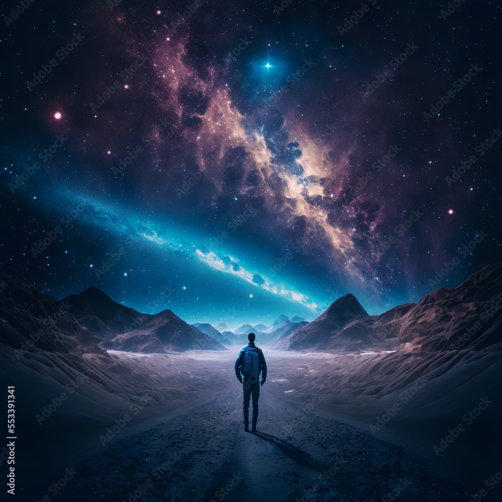 Space galaxy background with planets and stars Space galaxy background with planets and stars