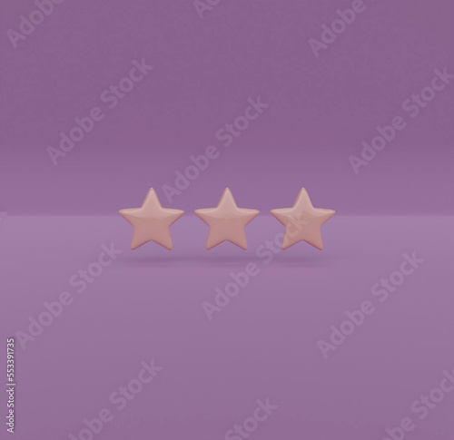 Ranking stars  purple star background