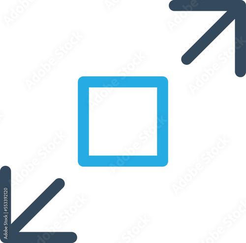 Exit Screen Vector Icon
