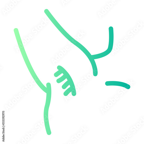 armpit gradient icon