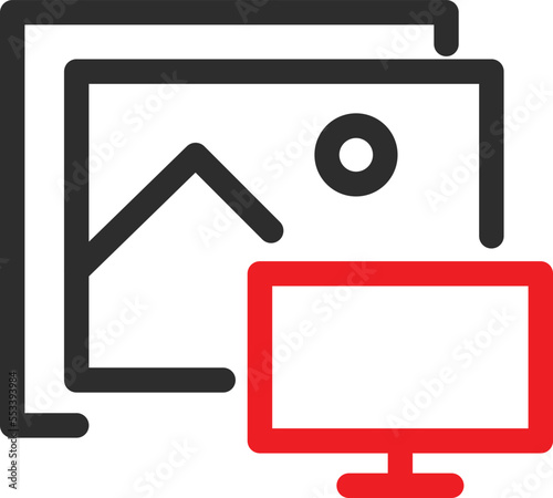 Display Screen Vector Icon