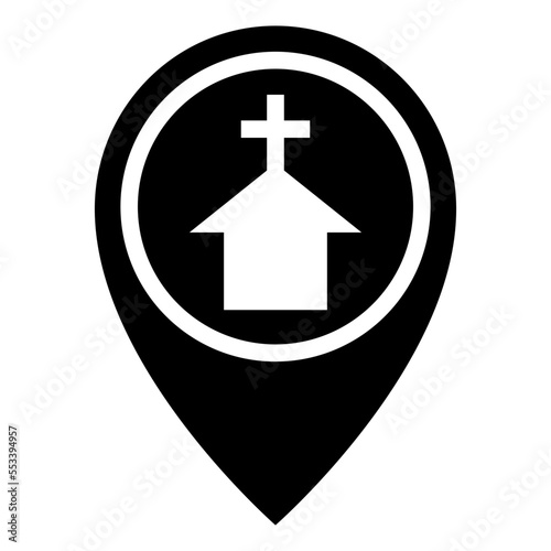 church glyph icon