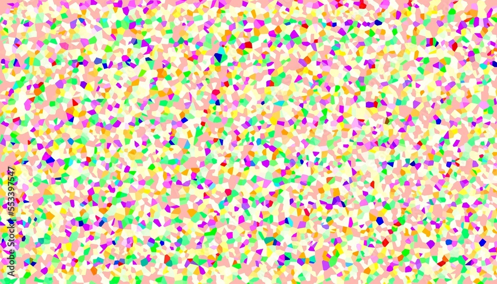 pattern with colorful confetti