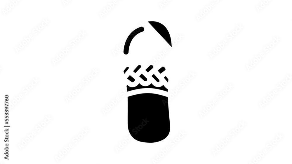 female footwear glyph icon animation female footwear glyph icon animation