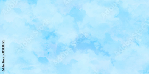 Blue sky background . Cloudy background with nature texture and clouds . 