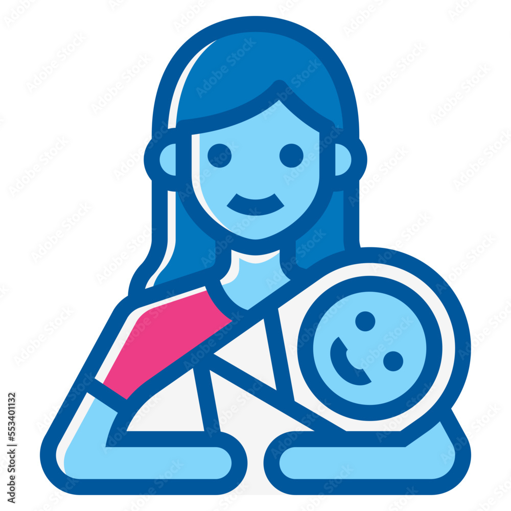 babysitter two tone icon babysitter two tone icon