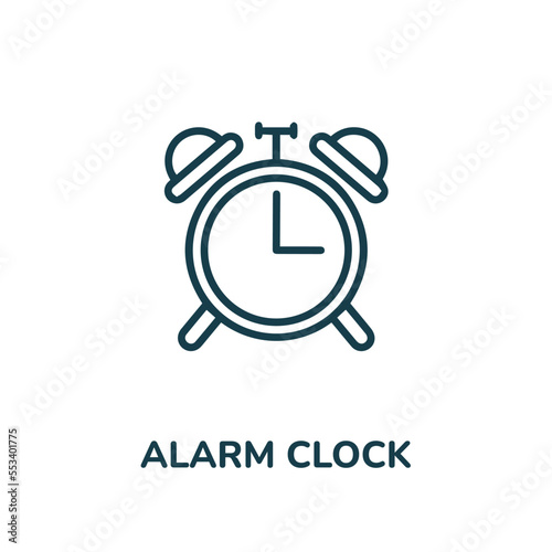alarm clock icon vector. ringing alarm clock icon vector symbol illustration. modern simple vector icon for your design. ringing icon vector