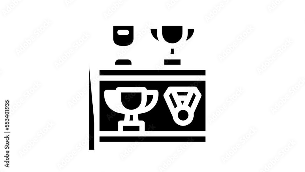 awards of school competition glyph icon animation awards of school competition glyph icon animation