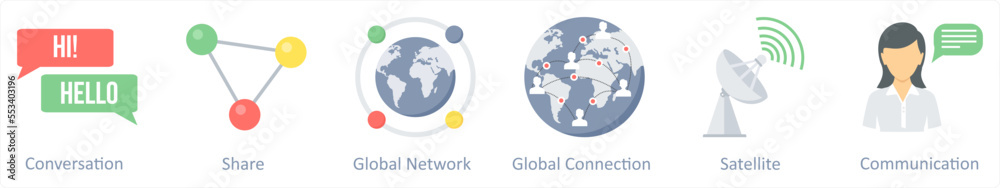 conversation, share, global network conversation, share, global network