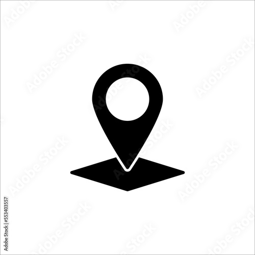 Free Download Pin icon. sign for mobile concept and web design. vector illustration. EPS 10 - GFXLoad