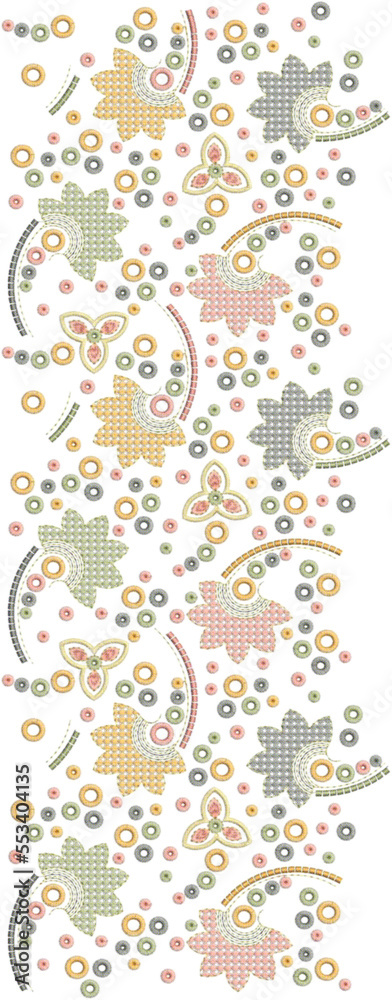 Abstract design print on plain base Abstract design print on plain base