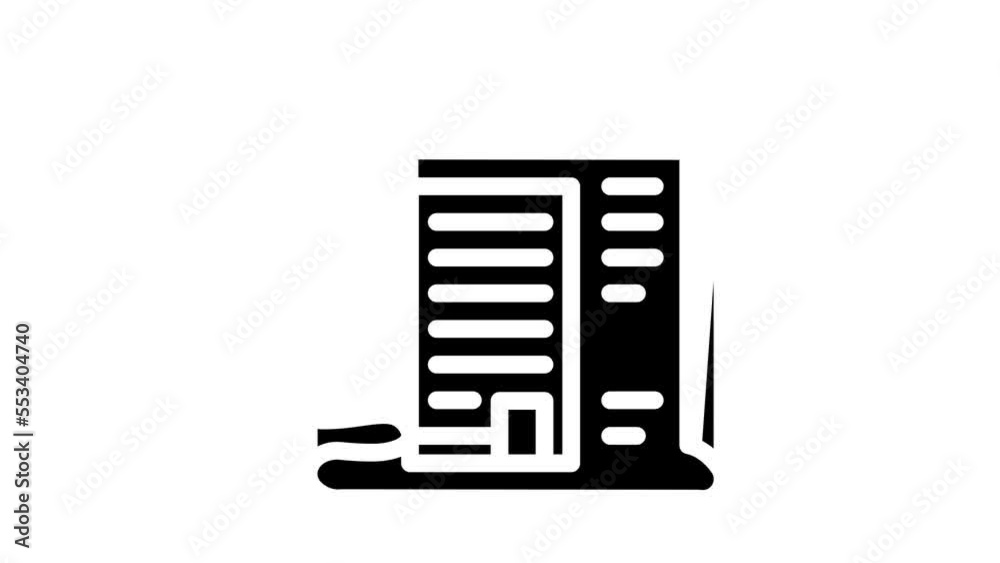 blueprint architect paperwork glyph icon animation blueprint architect paperwork glyph icon animation