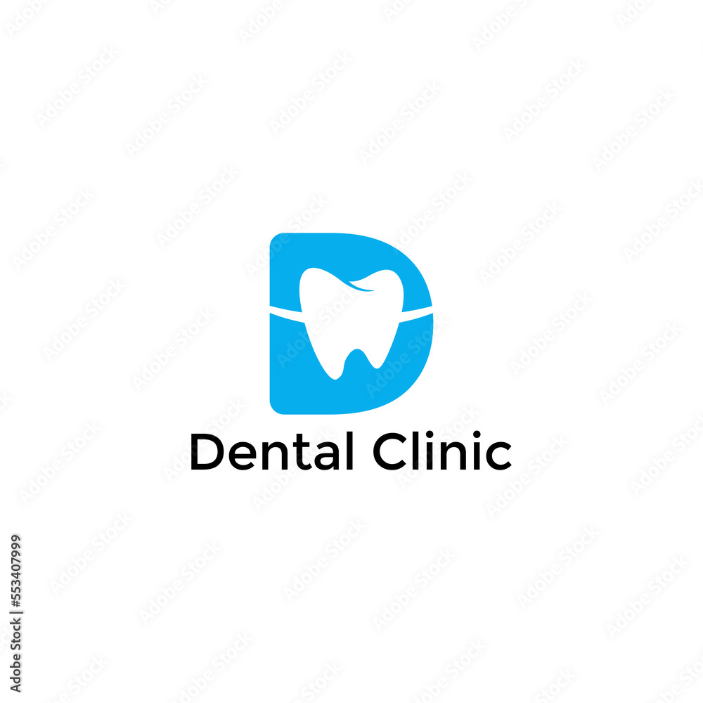 illustration vector graphic dental logo letter d illustration vector graphic dental logo letter d