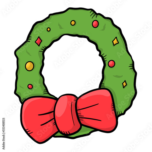 Decorations Christmas cartoon collection - element color clipart designed 

