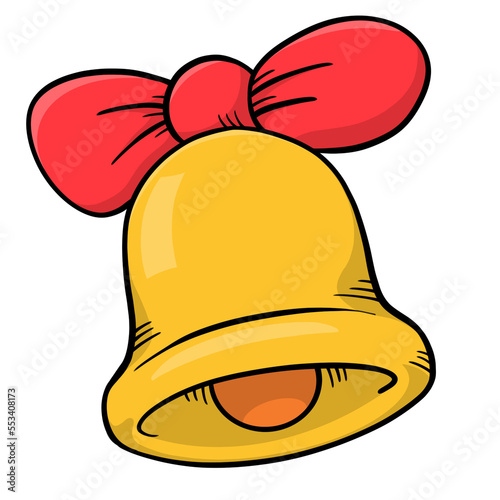 Bell Christmas cartoon collection - element color clipart designed 