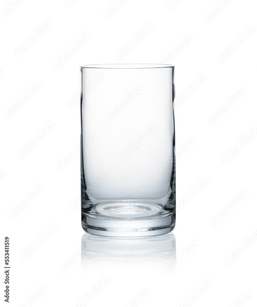 Glass placed on white background Glass placed on white background