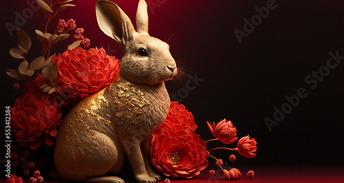 Fotografering Chinese new year 2023 year of the rabbit
