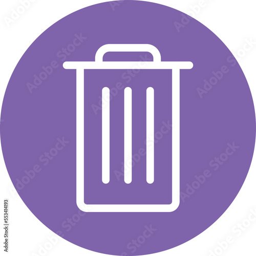 Recycle Bin Vector Icon
