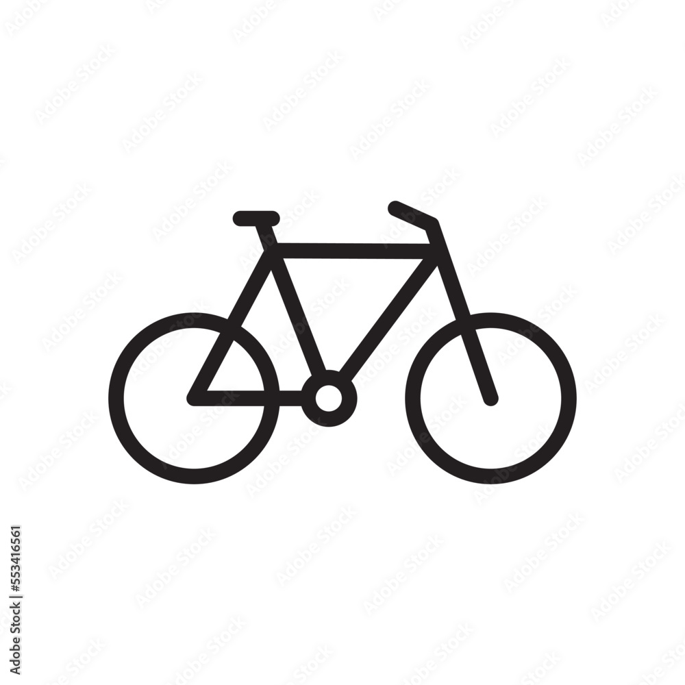 Bike icon vector flat style illustration Bike icon vector flat style illustration