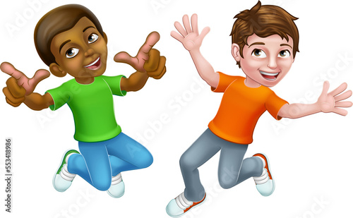 Jumping Boys Kids Children ...