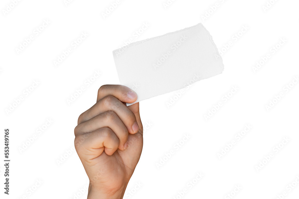 Hand holding ripped torn paper isolated on transparent background PNG file. Hand holding ripped torn paper isolated on transparent background PNG file.