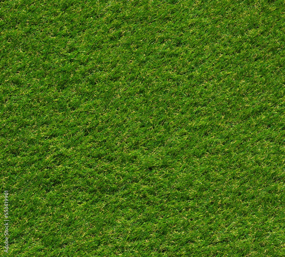 Obraz premium Artificial green grass field