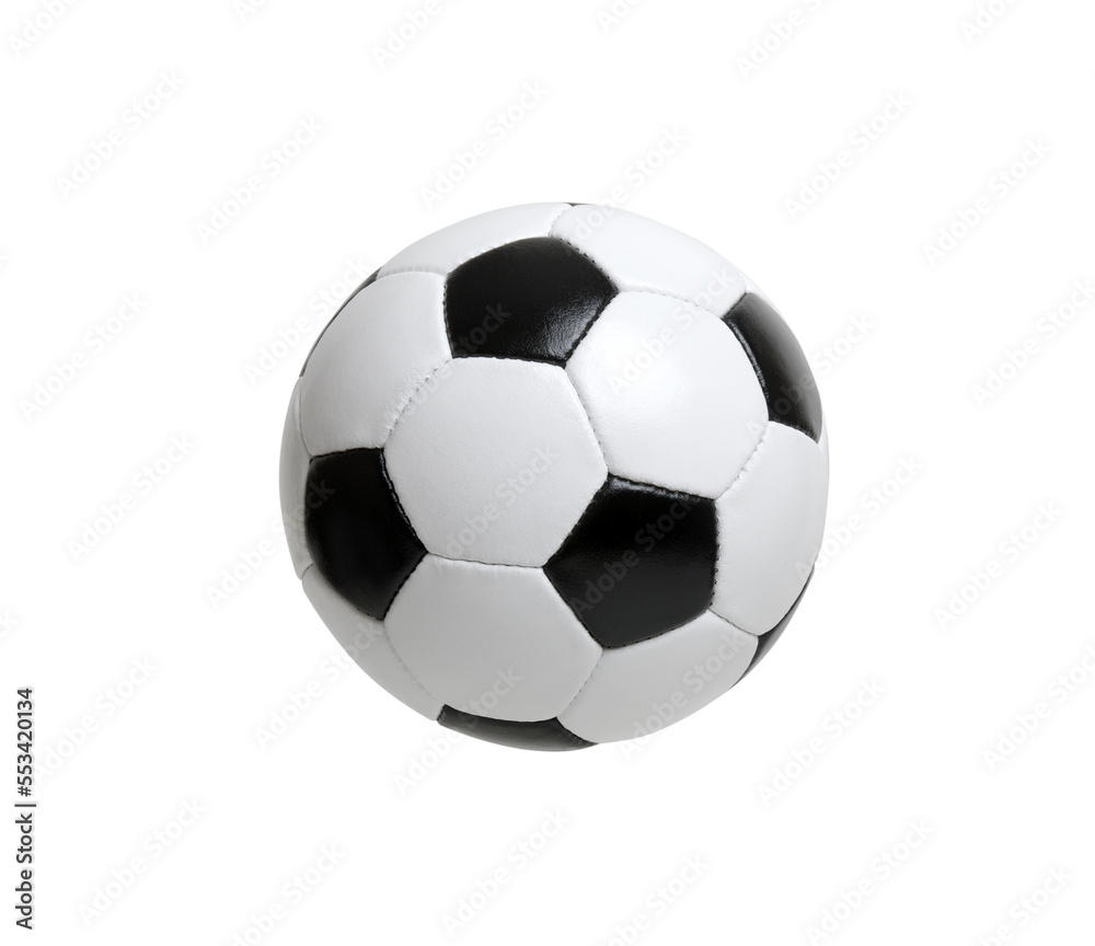 Fototapeta premium Soccer ball on white
