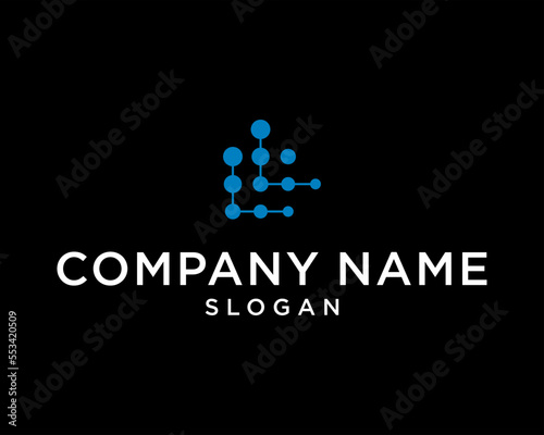 LOGO DESIGN MODERN INITIAL L TECHNOLOGY