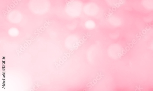 Abstract glitter background with soft bokeh in light magenta tones