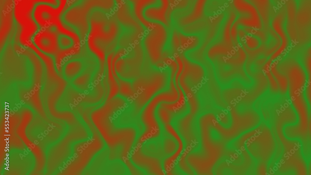 abstract pattern with flowers red and green colors background illustrations.