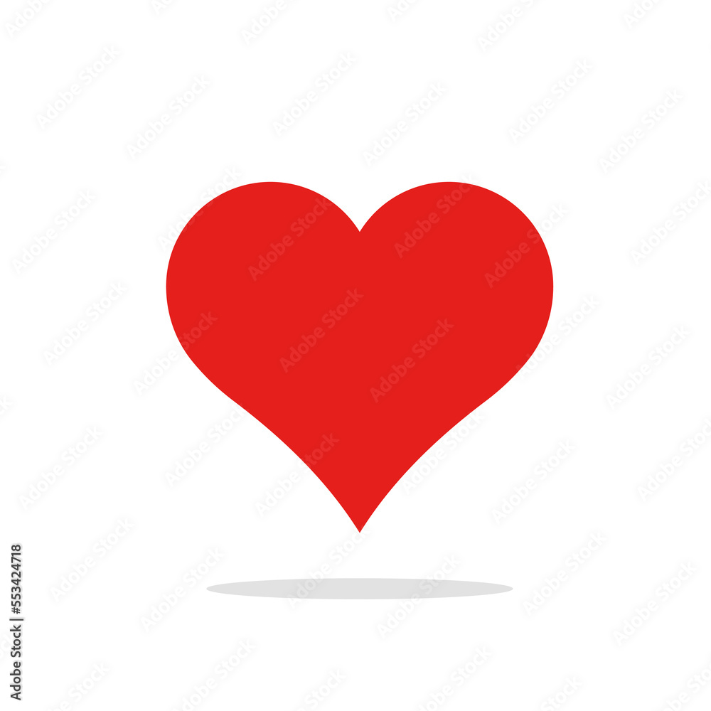 Red Heart, Symbol of Love and Valentines Day.