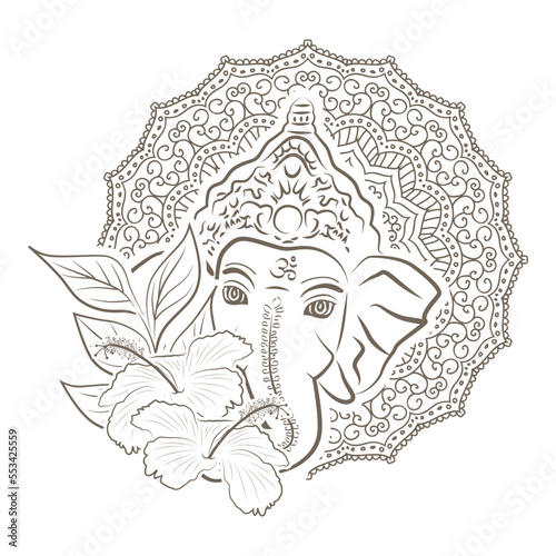 Lord Ganesha, elephant like Hindu god
