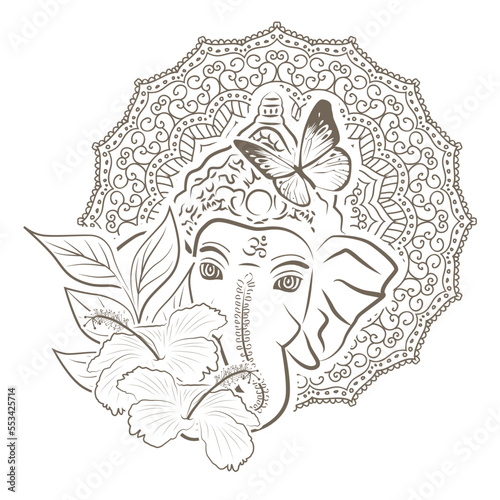 Lord Ganesha, elephant like Hindu god