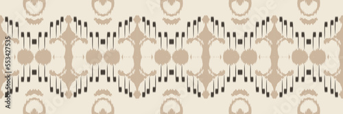 Batik Textile Ethnic ikat Aztec seamless pattern digital vector design for Print saree Kurti Borneo Fabric border brush symbols swatches designer
