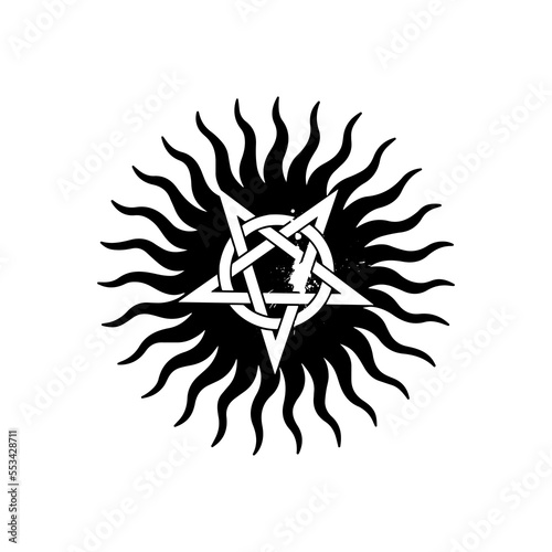star symbol concept vector illustration
