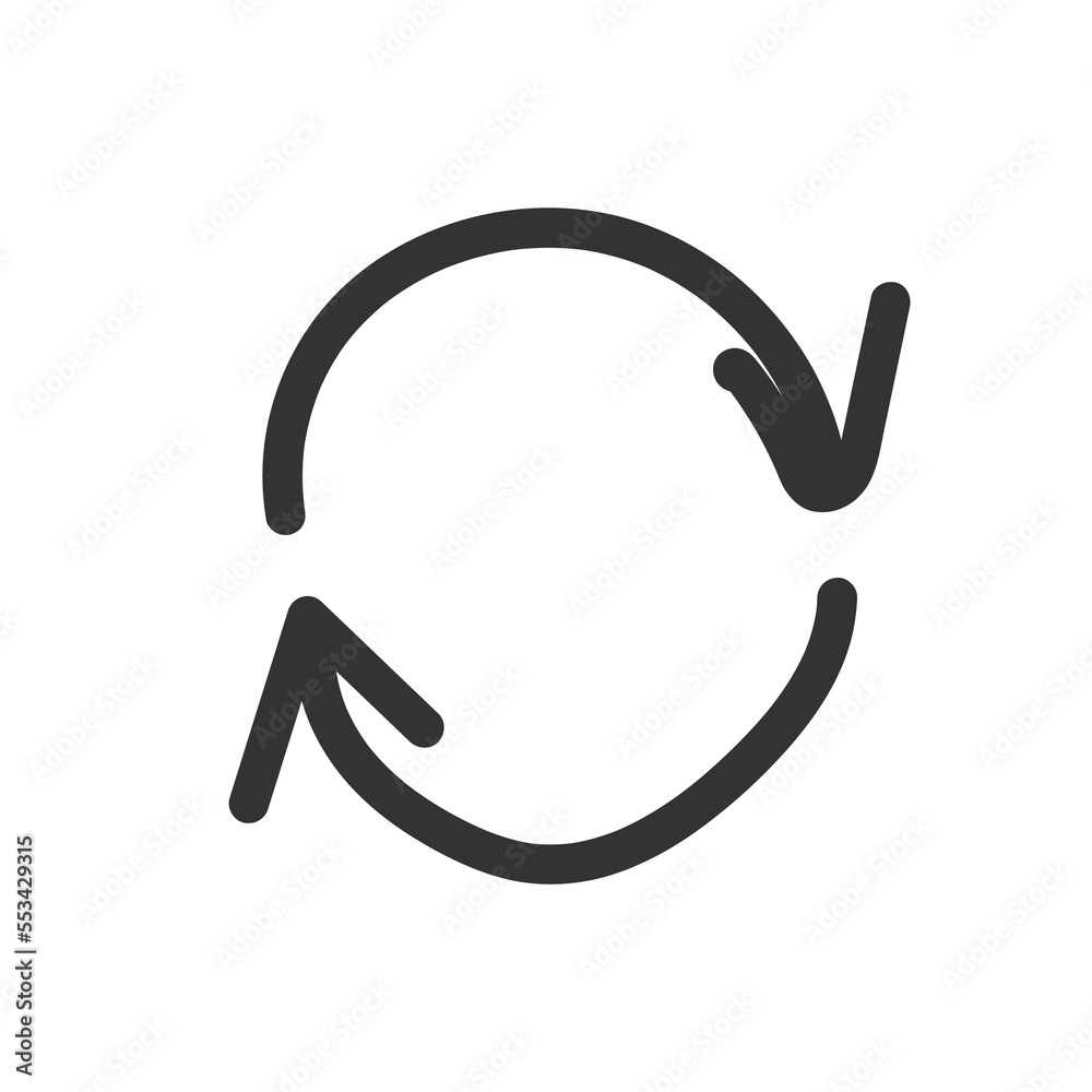 Curved arrow hand drawn. Sketch doodle style. Curved arrow hand drawn. Sketch doodle style.