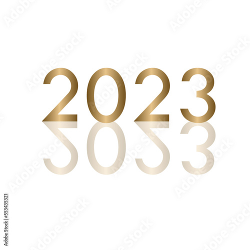 2023 Happy New Year Nowy rok, Happy New 2023 gold