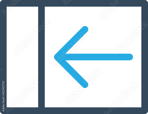 Slide Panel Vector Icon 