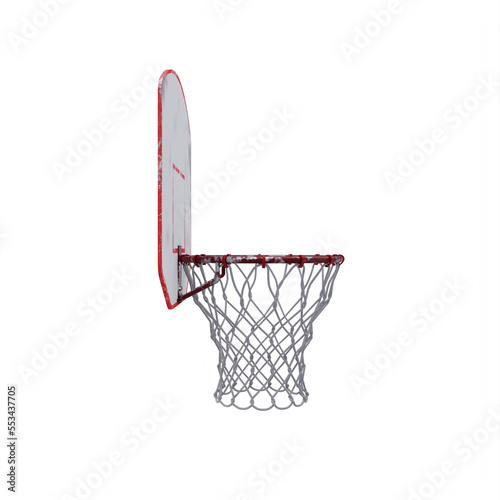basketball hoop isolated