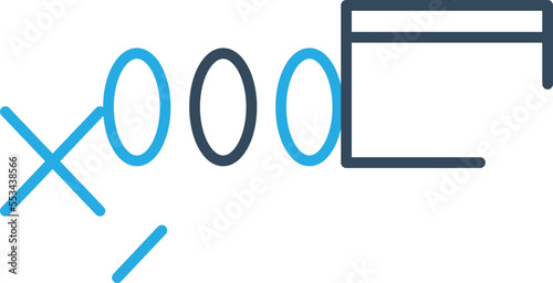 Oval Dots Vector Icon
