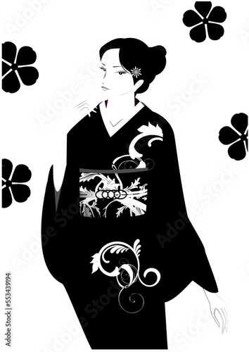 女性、着物、ファッション