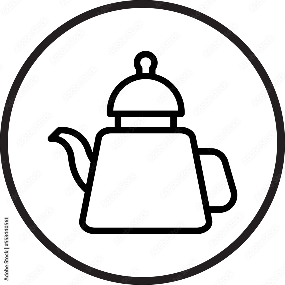 Tea Pot Icon Style Tea Pot Icon Style