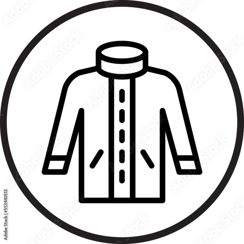Winter Coat Icon Style
