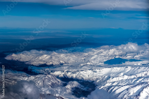View of Mont Blanc mountains