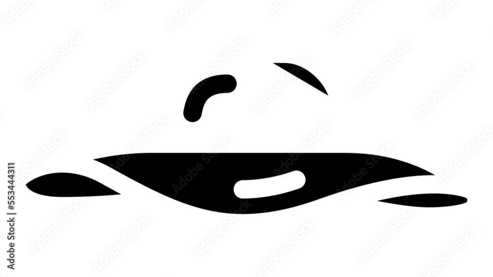 hat accessory glyph icon animation hat accessory glyph icon animation