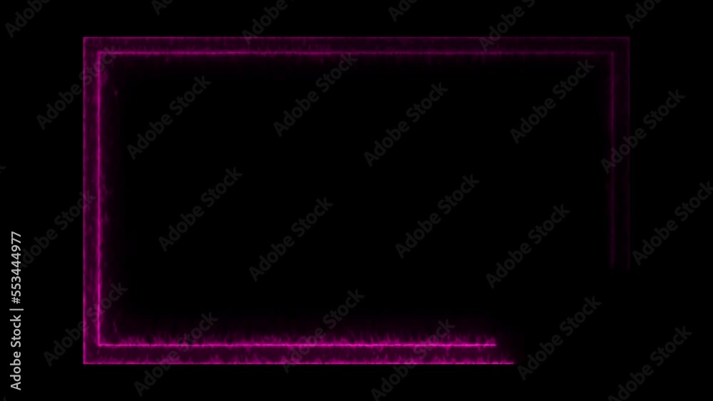 electricity animation, or fire burning square or rectangle shape into 4k alpha channel video frame for background editing electricity animation, or fire burning square or rectangle shape into 4k alpha channel video frame for background editing