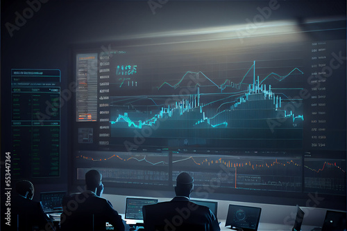 stock market business conce...
