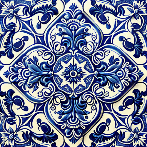 traditional azulejo typical...